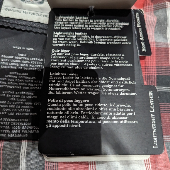 BNWT Harley Davidson Riding Leather Jacket - Large - Picture 14 of 15